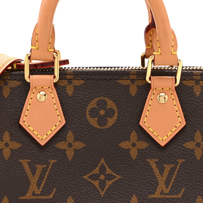 Louis Vuitton Monogram Nano Speedy Bandouliere 8 of 10