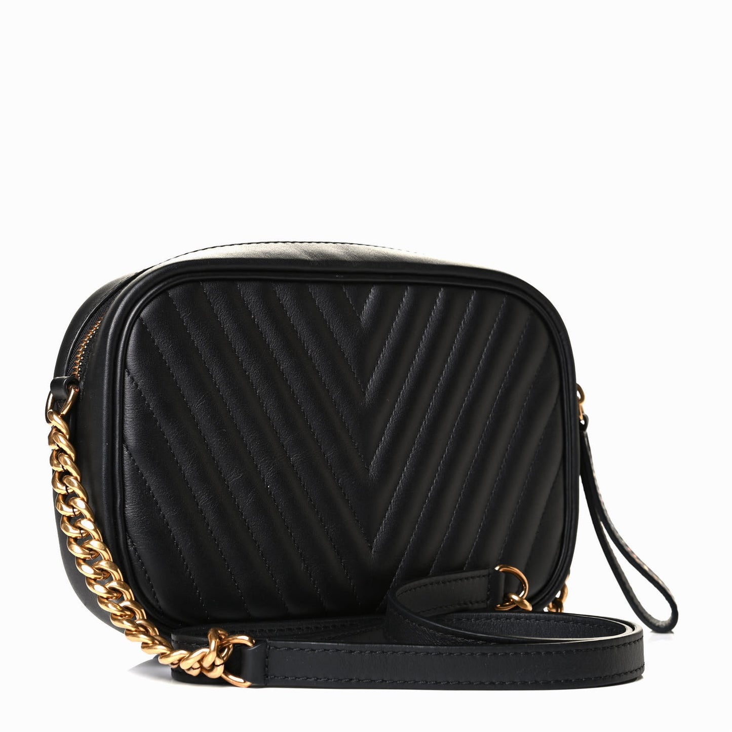 Calfskin New Wave Camera Bag Black