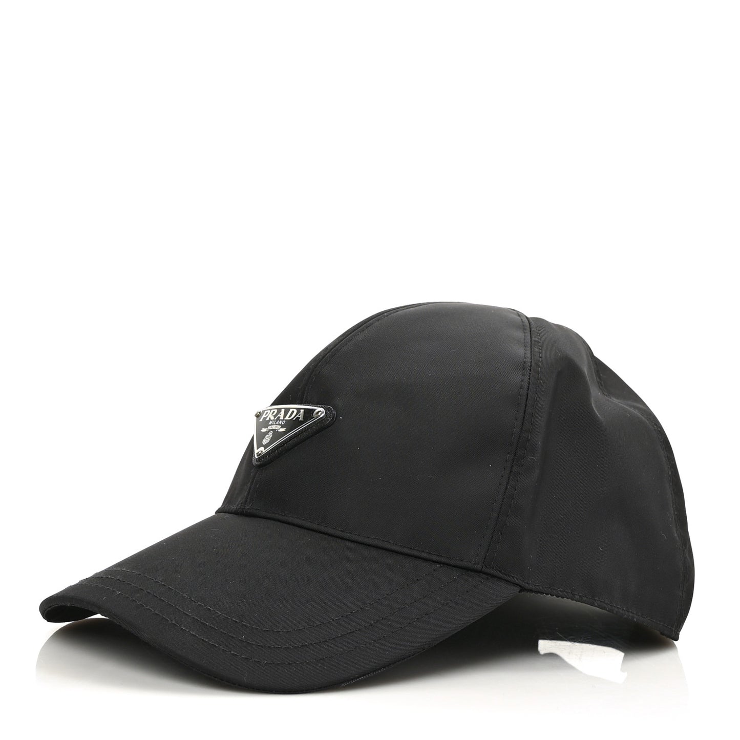 Tessuto Nylon Logo Baseball Cap M Black