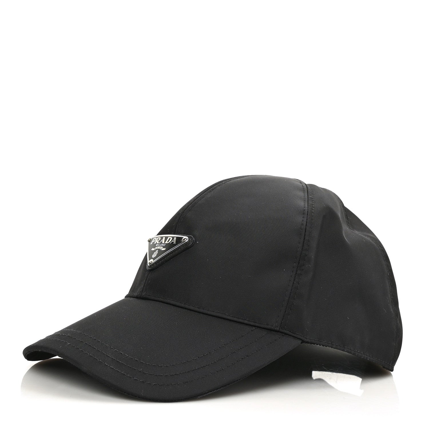 Prada Tessuto Nylon Logo Baseball Cap M Black 1 of 7