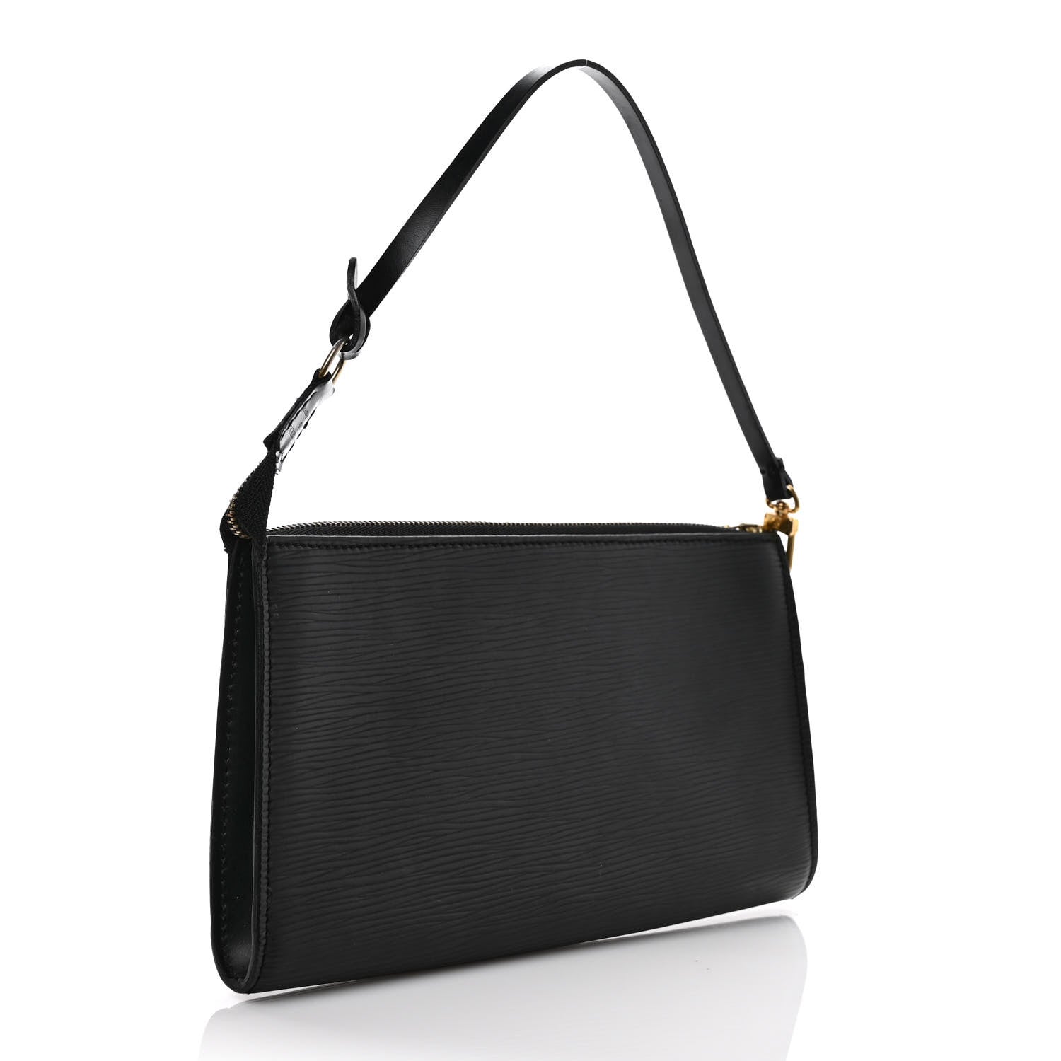 Louis Vuitton Epi Pochette Accessories 24 Black 3 of 8