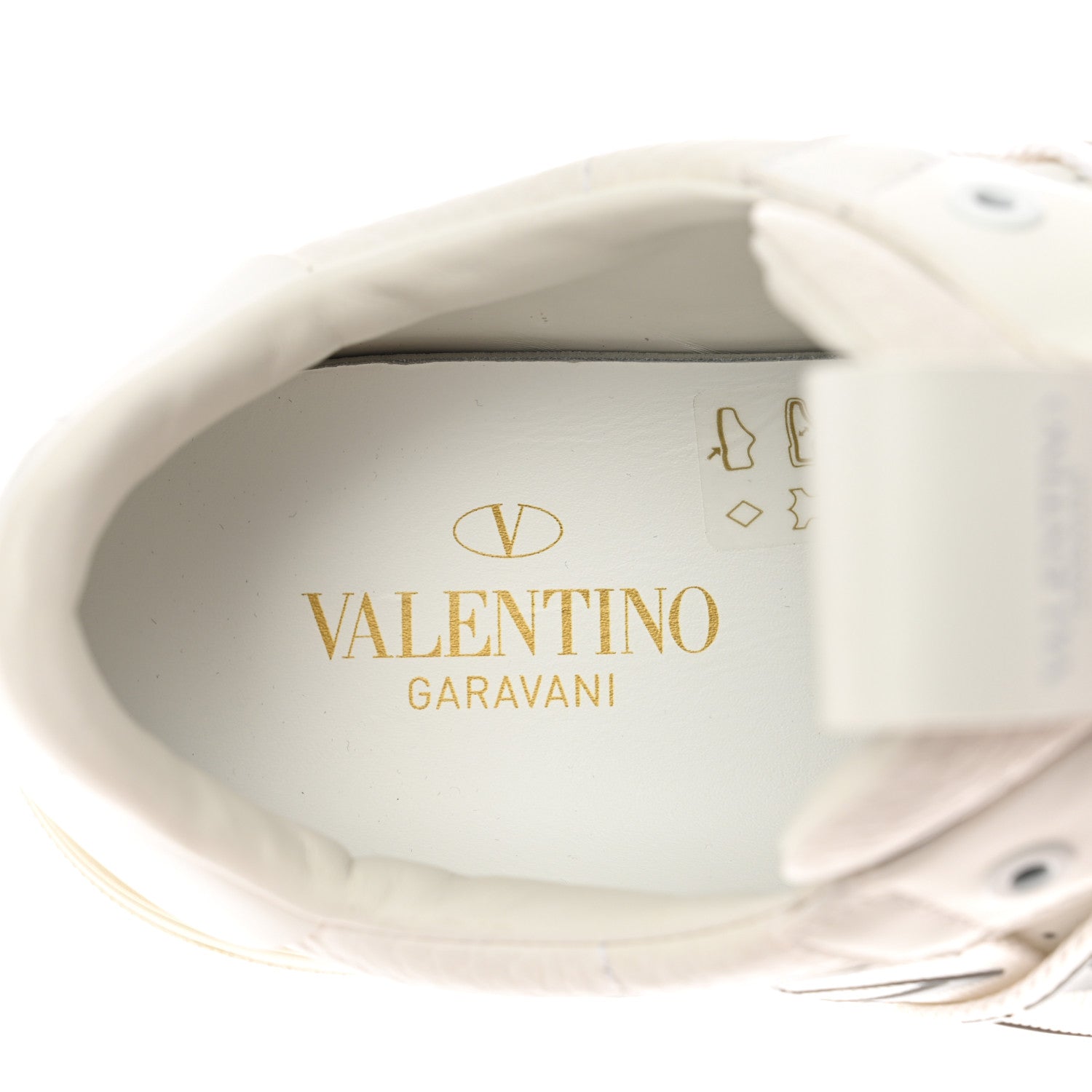 Valentino Garavani Calfskin Womens VL7N Sneakers 37.5 White Ice 9 of 11