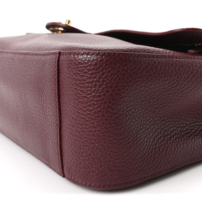 Chanel Grained Calfskin Small Souplissimo Maxi Flap Burgundy 10 of 11
