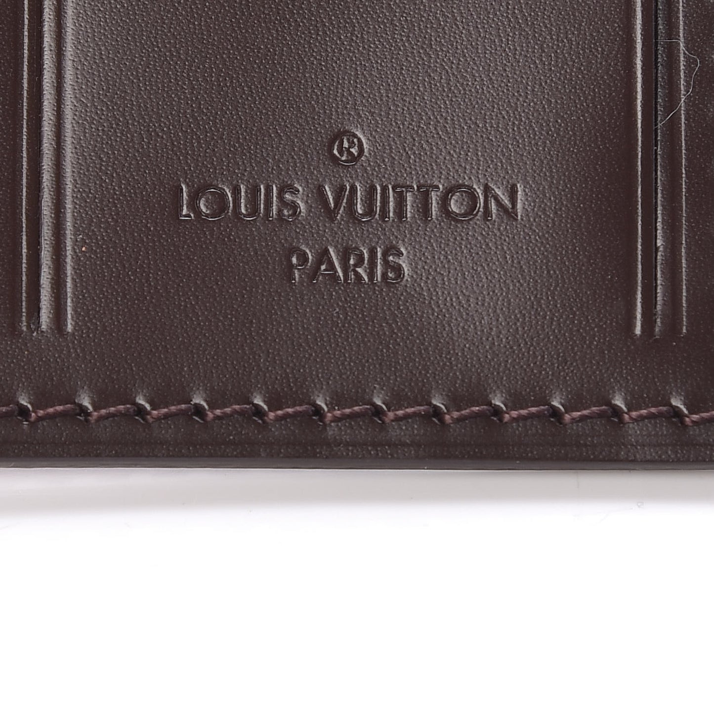 Calfskin Small Luggage Tag Ebene