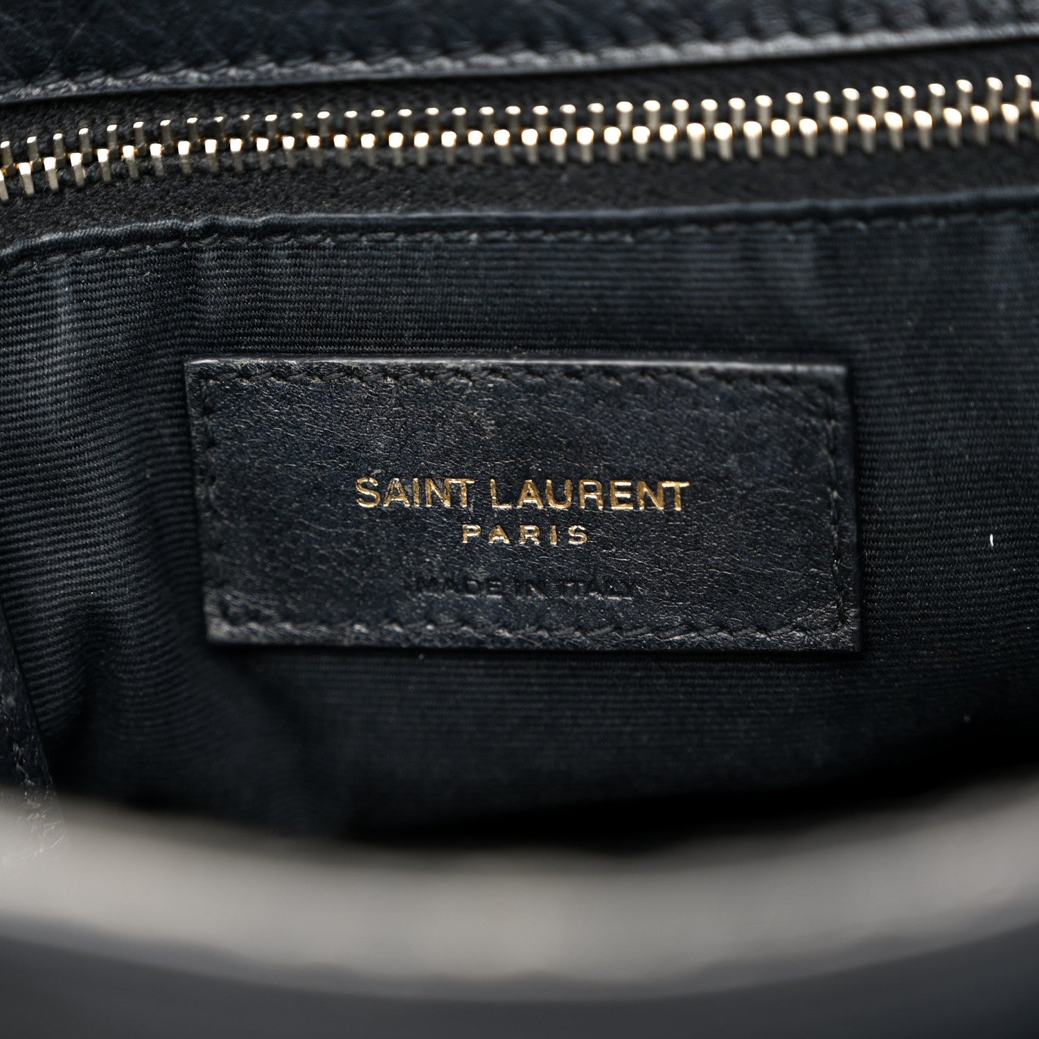 Saint Laurent Crinkled Calfskin Matelasse Monogram Medium Niki Chain Satchel Black 6 of 12