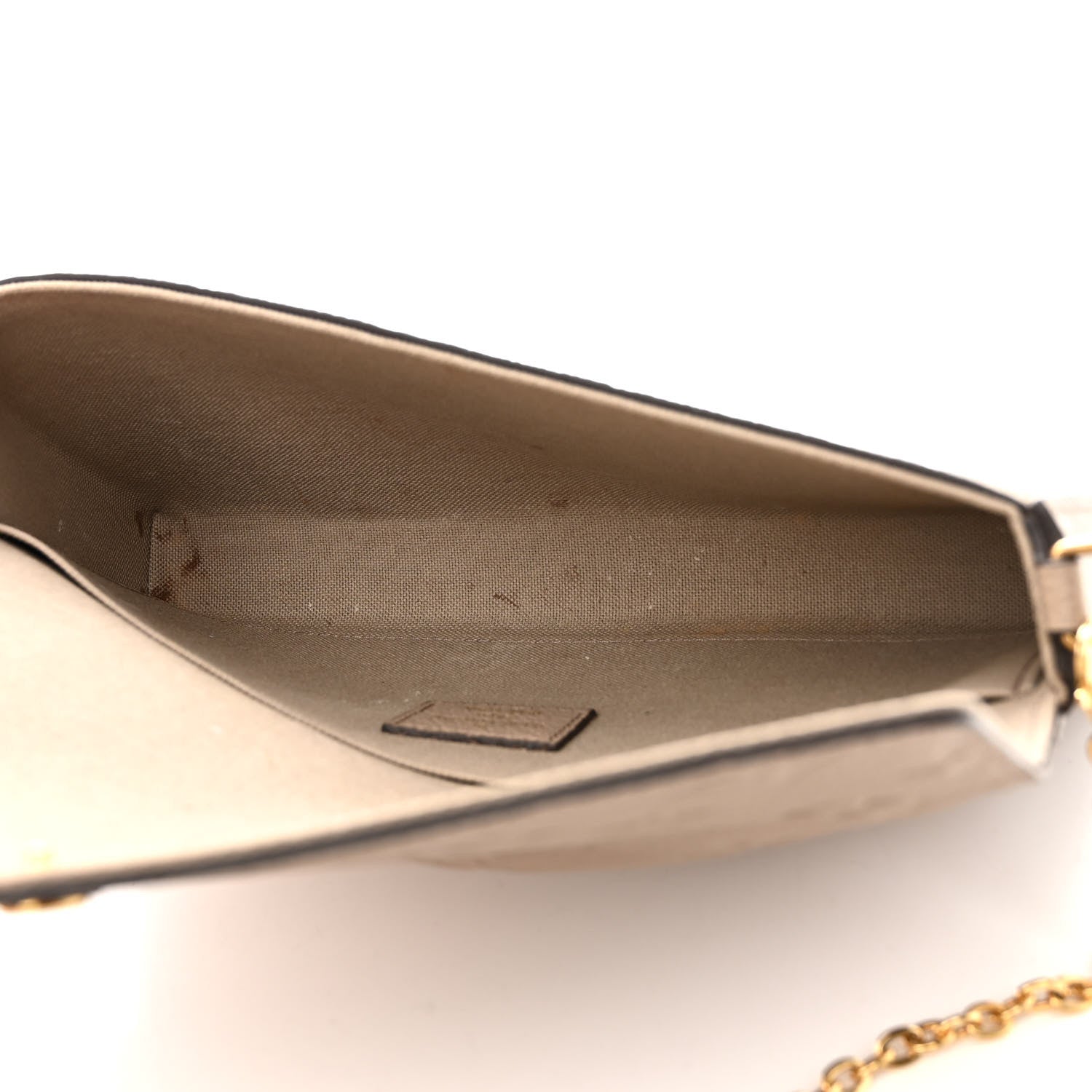 Louis Vuitton Empreinte Pochette Felicie Chain Wallet Tourterelle 5 of 13