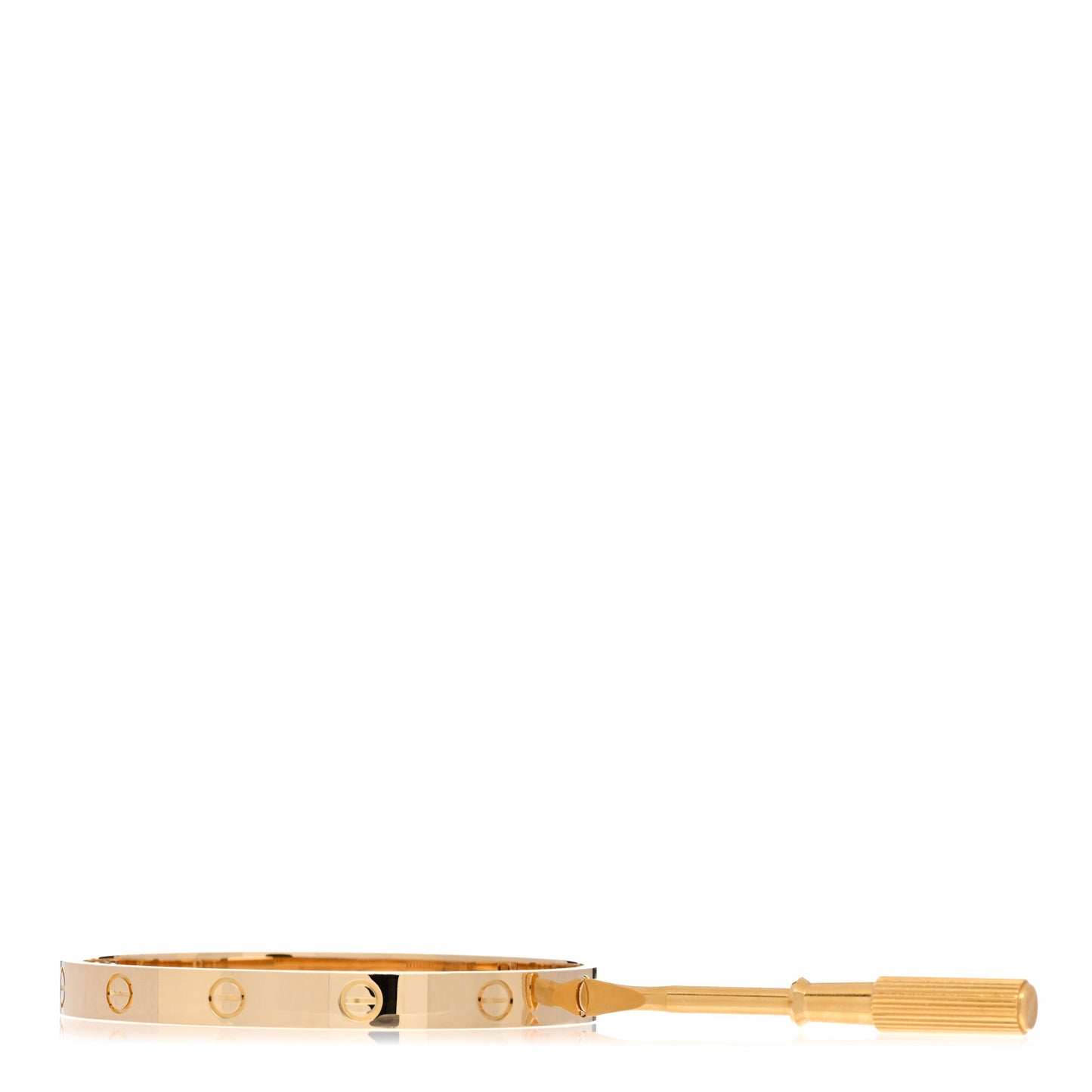 18K Yellow Gold LOVE Bracelet 17
