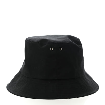 Christian Dior Polyester Cotton Oblique Teddy-D Brim Bucket Hat 57 Black 7 of 23