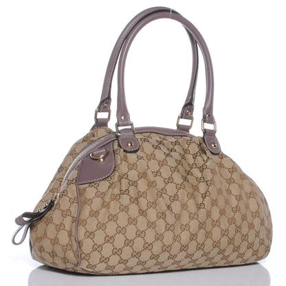Gucci Monogram Medium Sukey Boston Lavender 4 of 8