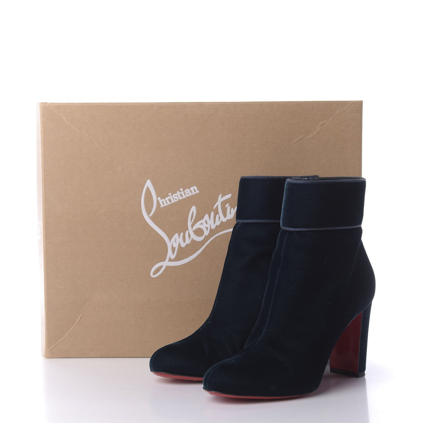 Veau Velours Moulamax 85 Booties 38.5 Petrol
