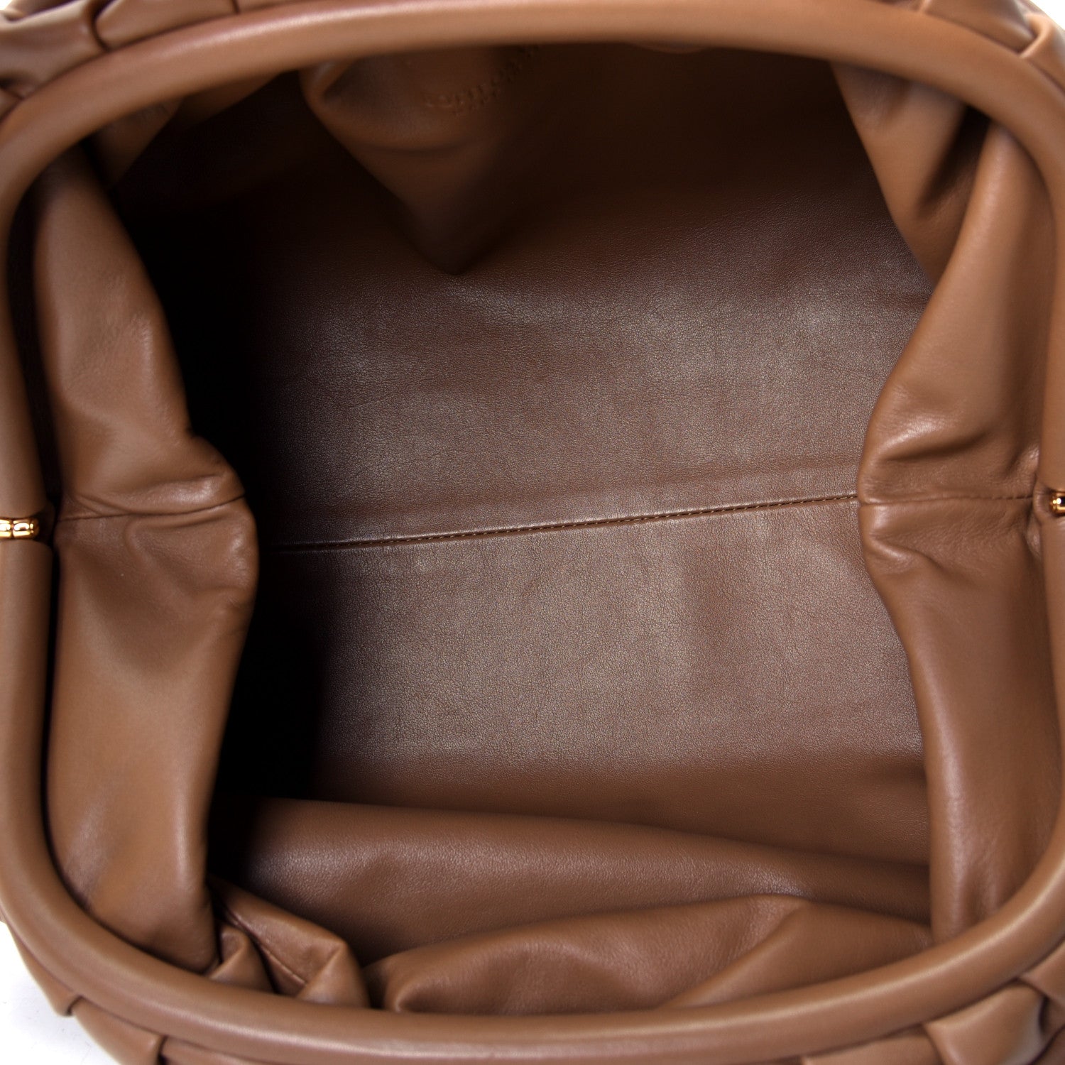 Bottega Veneta Smooth Butter Calf The Pouch Oversized Clutch Cammello 4 of 4