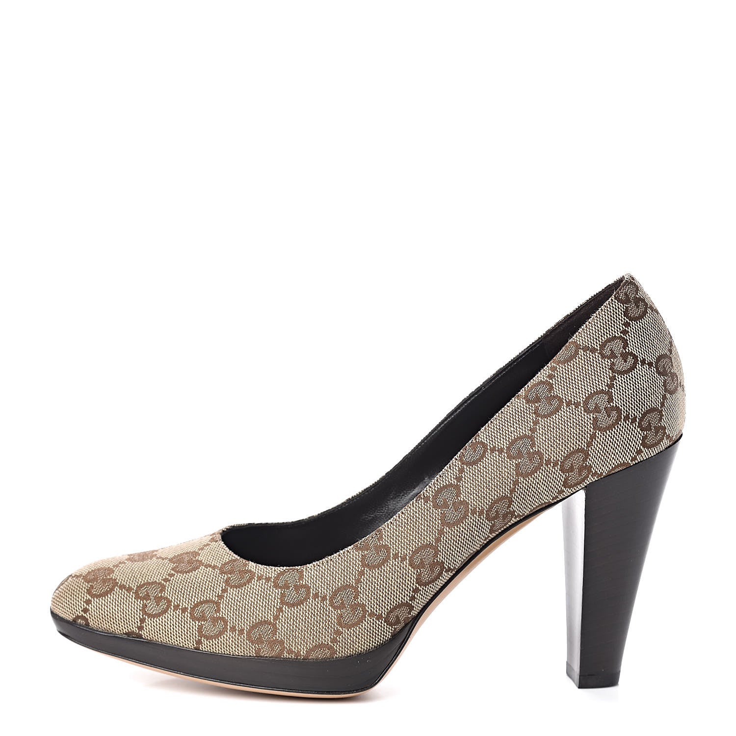 Gucci Monogram Pumps 8 Brown 1 of 12