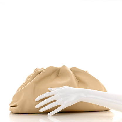 Bottega Veneta Smooth Butter Calf The Pouch Oversized Clutch Nude 2 of 8