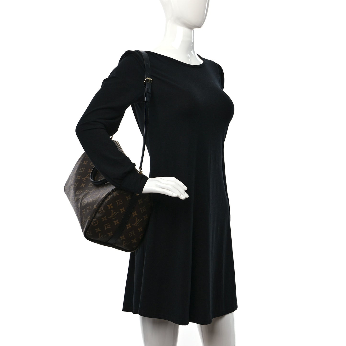 Monogram My World Tour Speedy Bandouliere 30 Black