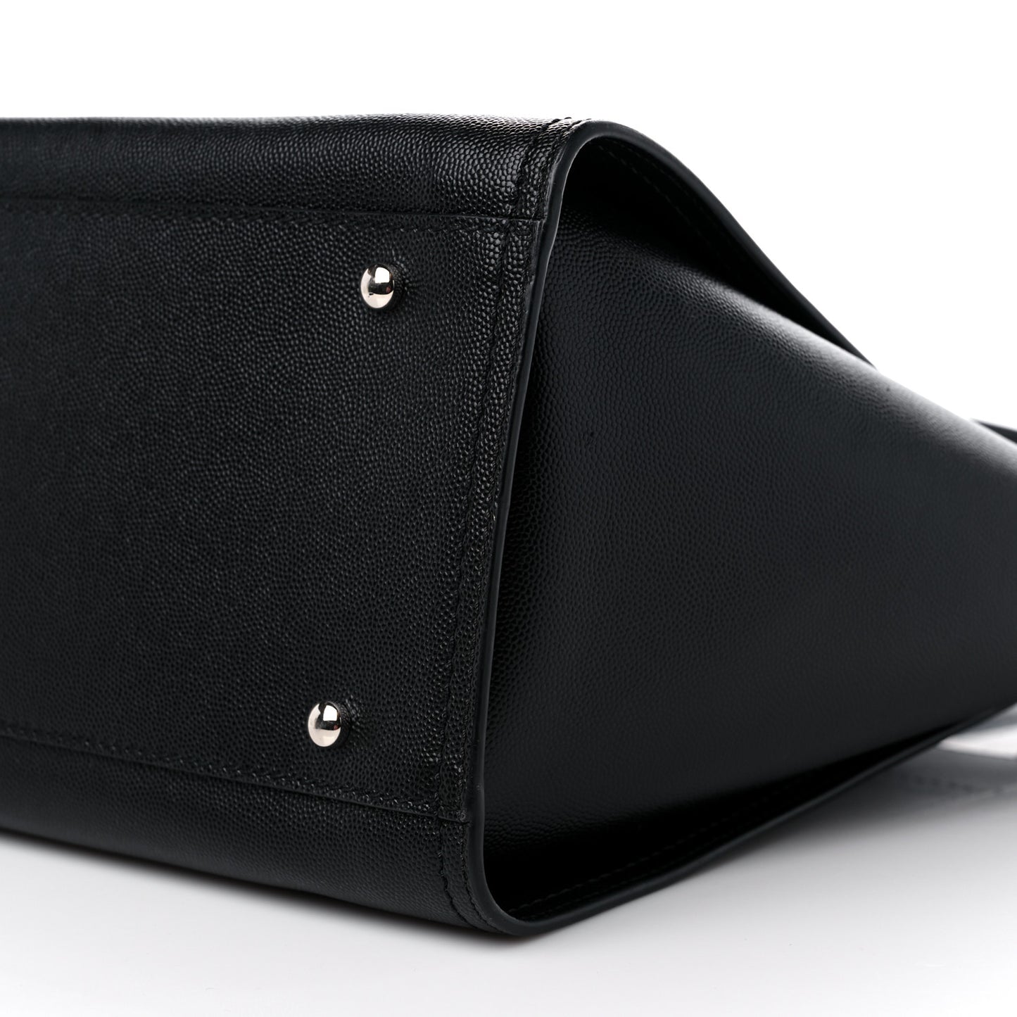 Caviar Small Studded Deauville Tote Black