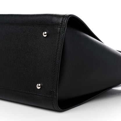 Chanel Caviar Small Studded Deauville Tote Black 9 of 9
