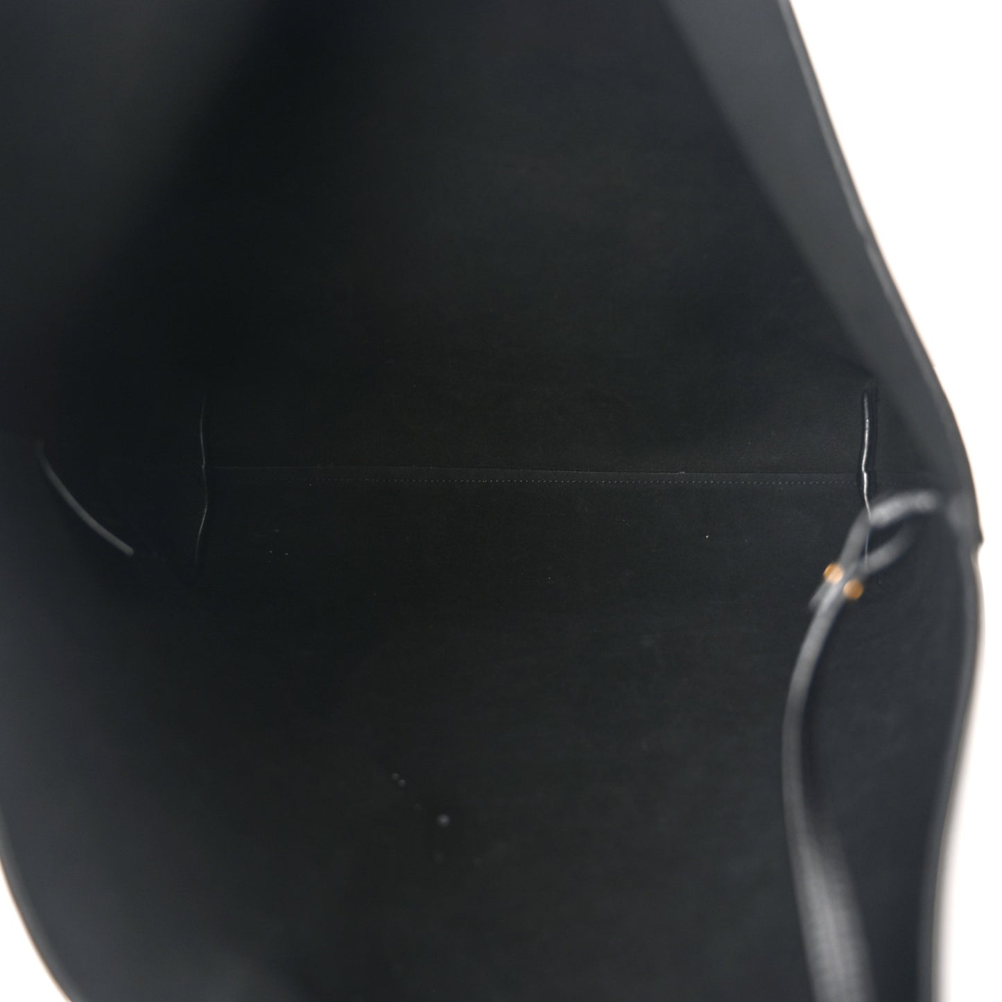 Calfskin North-South Shopping Tote Black