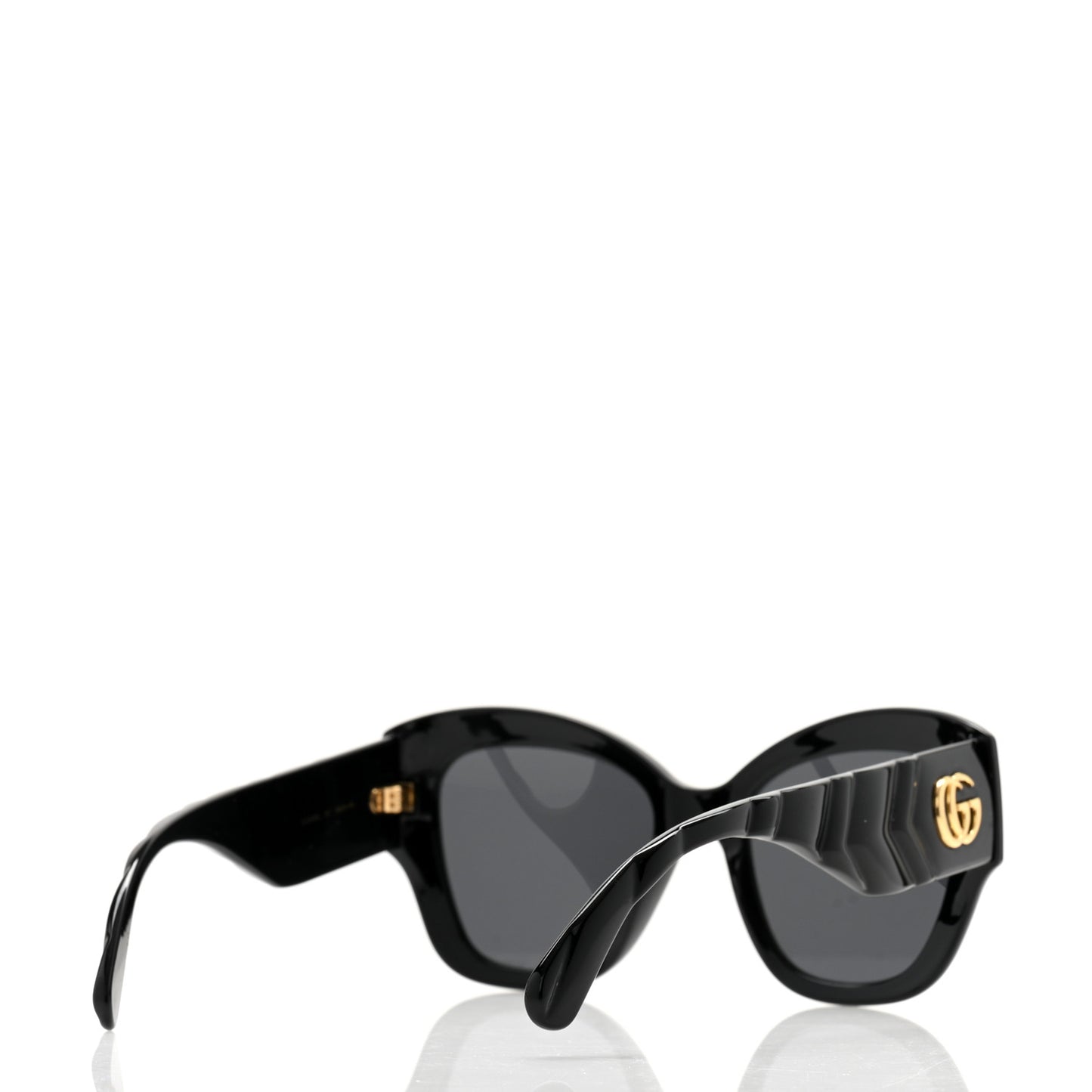 Acetate GG Butterfly Sunglasses GG0808S Black