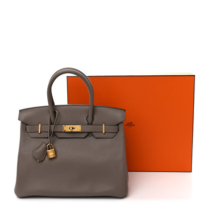 Hermes Taurillon Novillo Birkin 30 Gris Asphalte 13 of 13