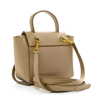 Celine Grained Calfskin Pico Belt Bag Light Taupe 3 of 10