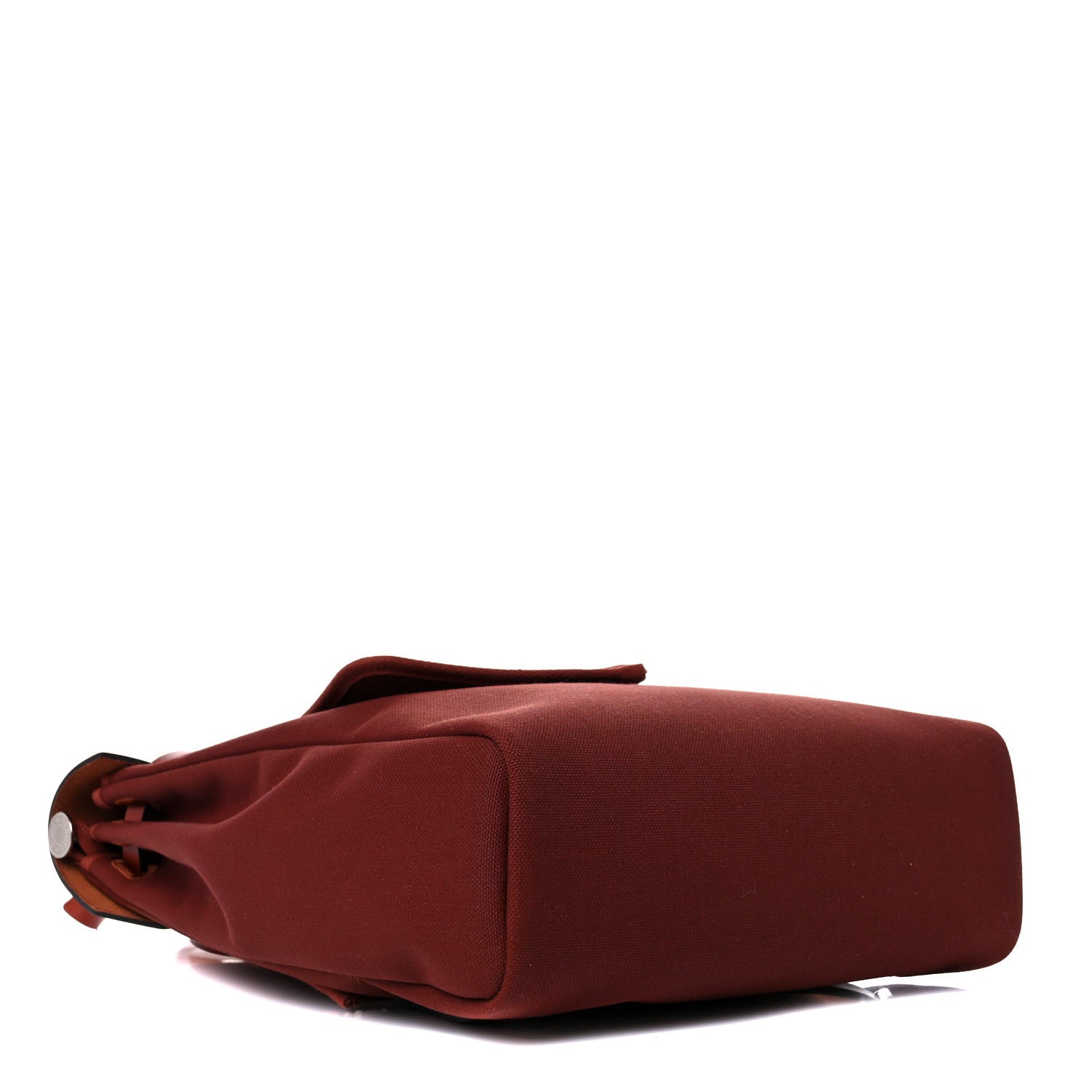 Hermes Military Toile Vache Hunter Herbag a Dos Zip Retourne Backpack Rouge H 4 of 10