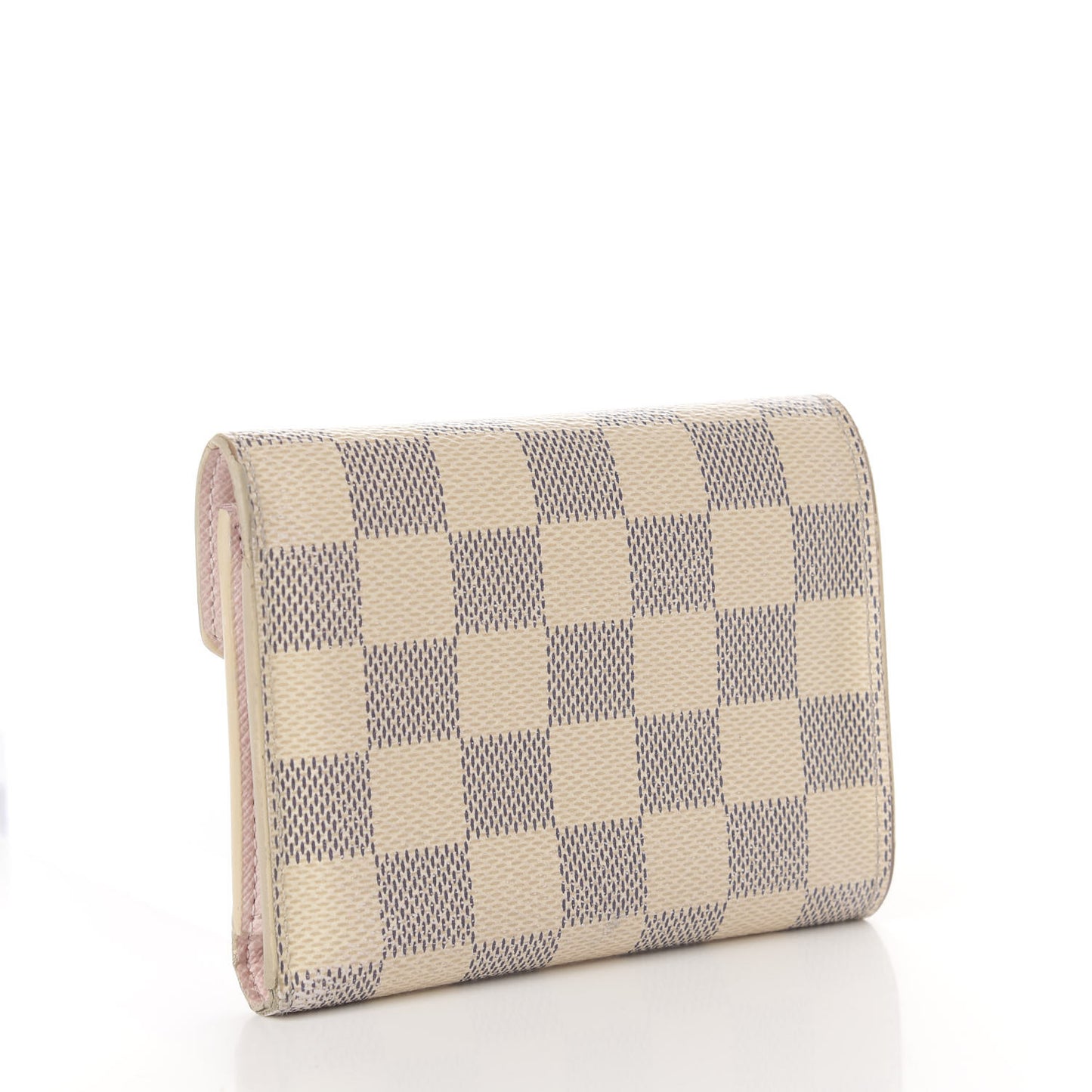 Damier Azur Victorine Wallet Rose Ballerine