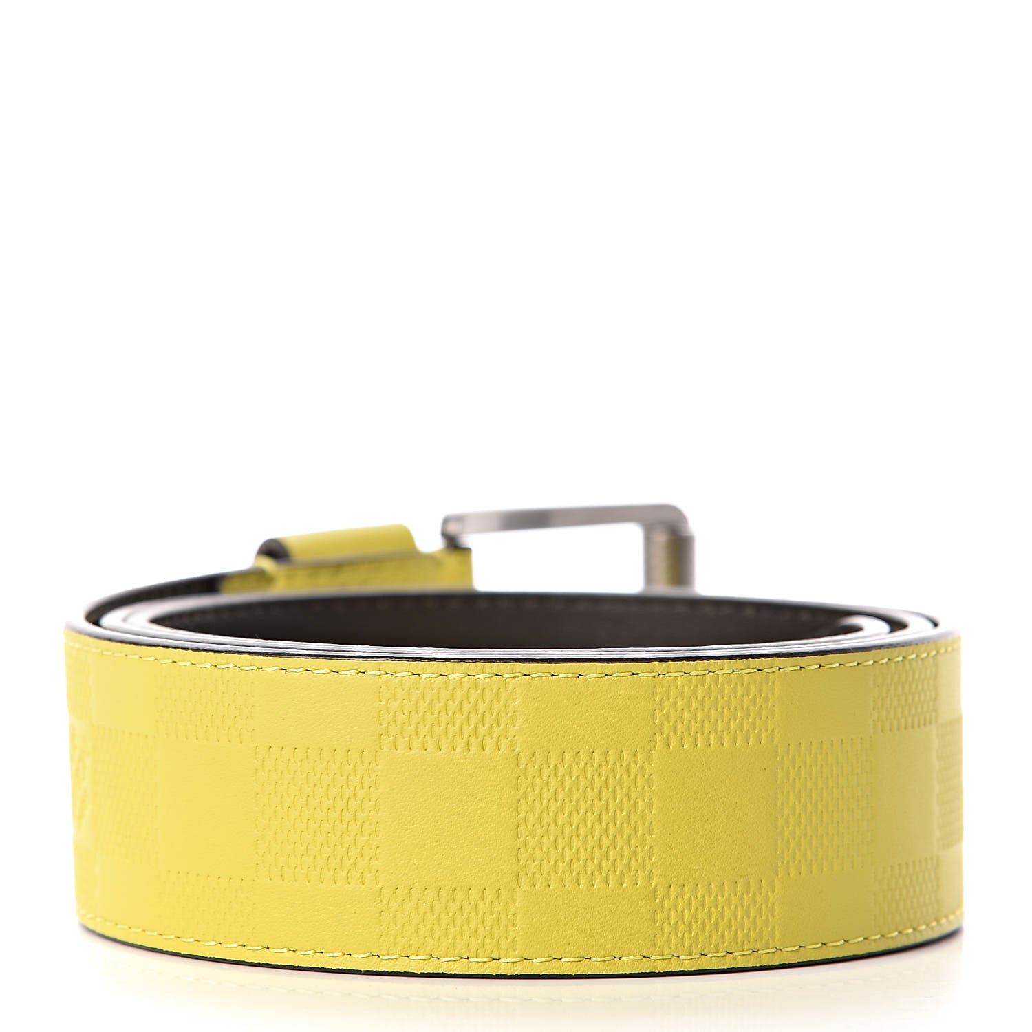Louis Vuitton Damier Infini 40mm Belt 90 36 Vert Acide 3 of 8