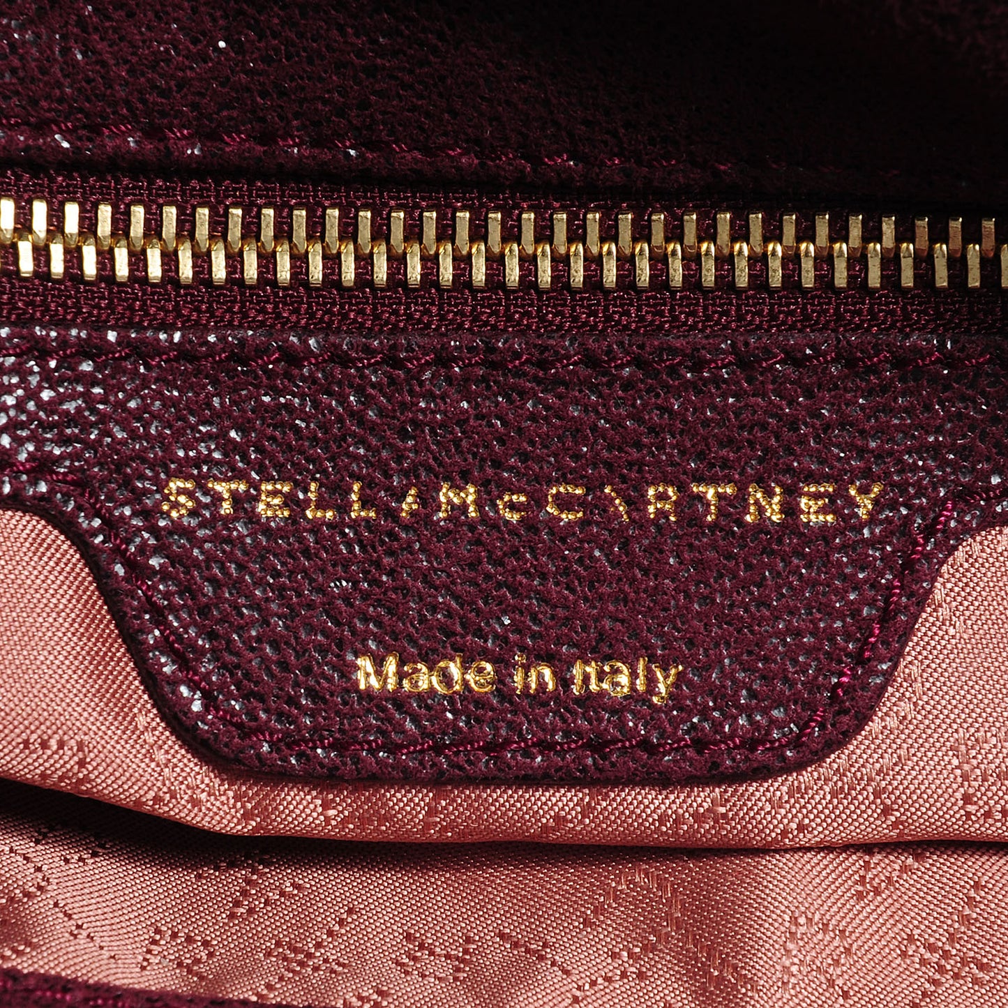 Faux Leather Shaggy Deer Falabella Messenger Plum