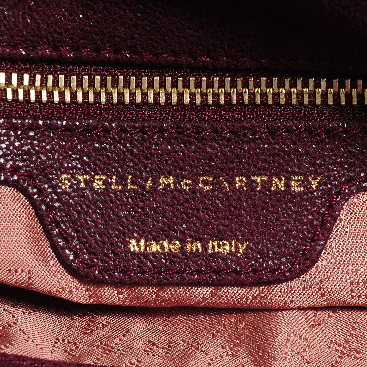 Stella McCartney Faux Leather Shaggy Deer Falabella Messenger Plum 6 of 7