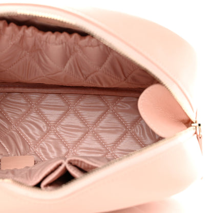 Chanel Caviar Quilted Medium Curvy Pouch Cosmetic Case Light Pink 5 of 8