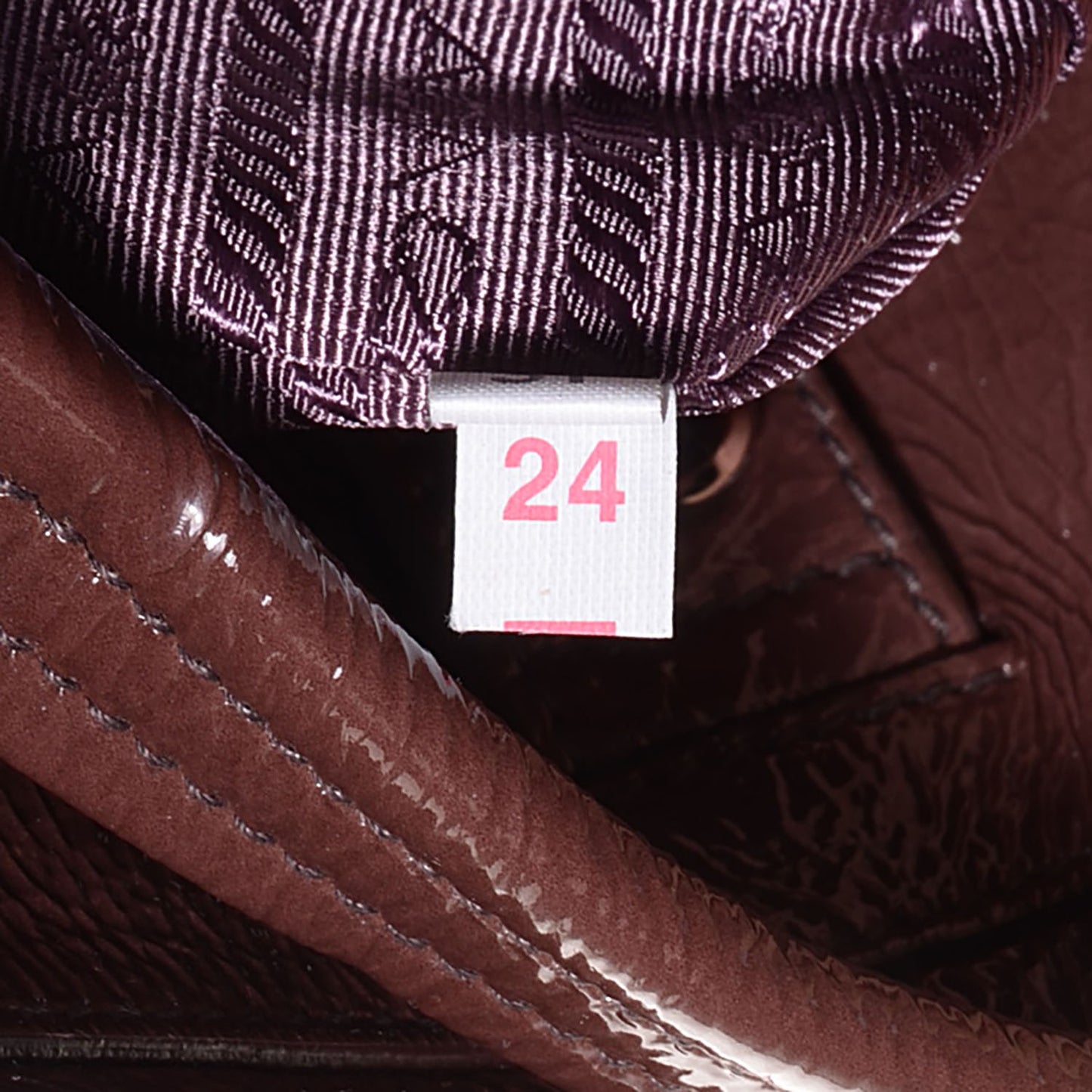 Vernice Sfumata Shoulder Bag Lampone
