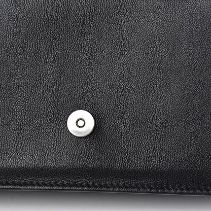 Givenchy Lambskin Emblem Chain Wallet Black 9 of 12