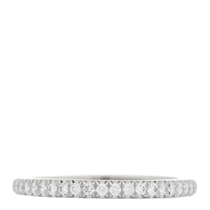 Tiffany Platinum Diamond .20ctw Half Circle Soleste Band Ring 50 5.5 1 of 4