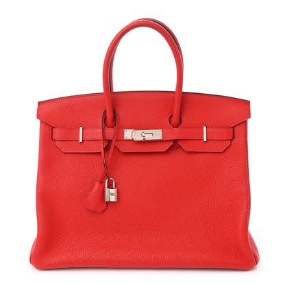 Hermes Togo Birkin 35 Capucine 1 of 13