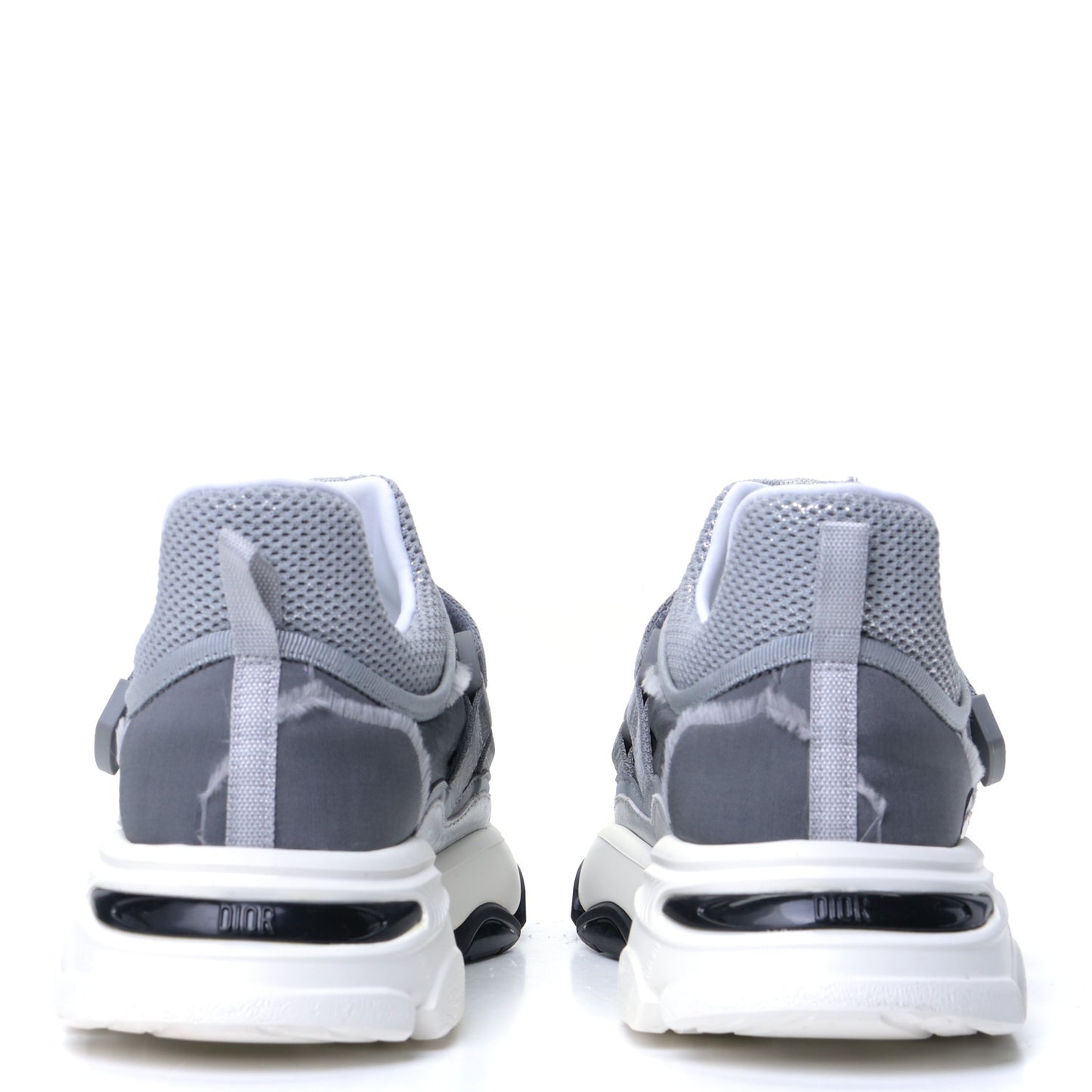 Technical Fabric Nylon Camouflage Womens D-Wander Sneakers 38.5 Silver