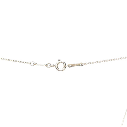 Tiffany Sterling Silver 16mm Elsa Peretti Open Heart Pendant Necklace 4 of 6
