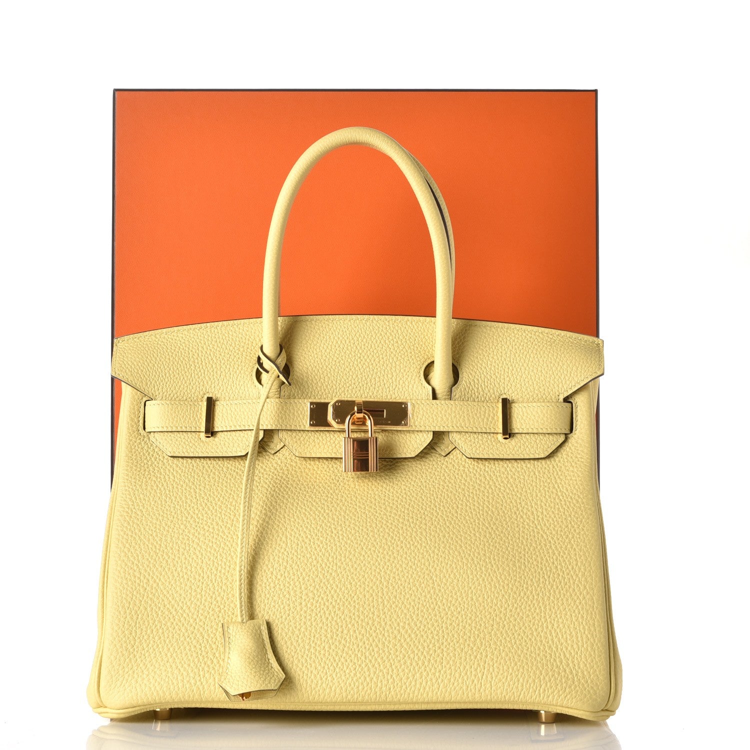 Hermes Togo Birkin 30 Jaune Poussin 36 of 36