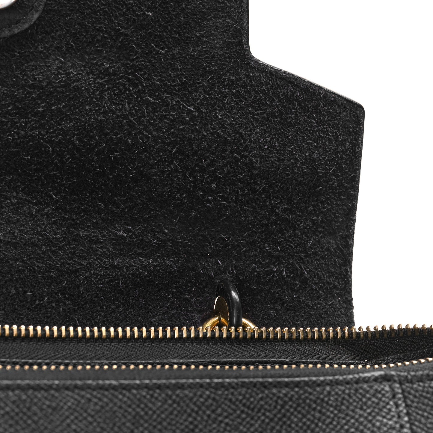 Grained Calfskin Micro Belt Bag Black