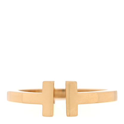 Tiffany 18K Yellow Gold T Square Ring 62 10 1 of 4