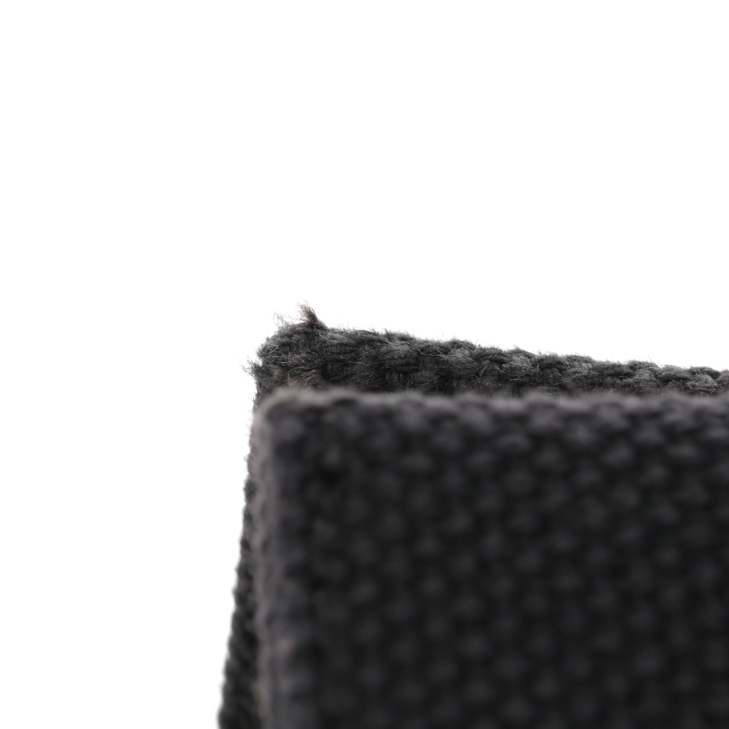 Lambskin Canvas Chocolate Bar CC Shopping Tote Black