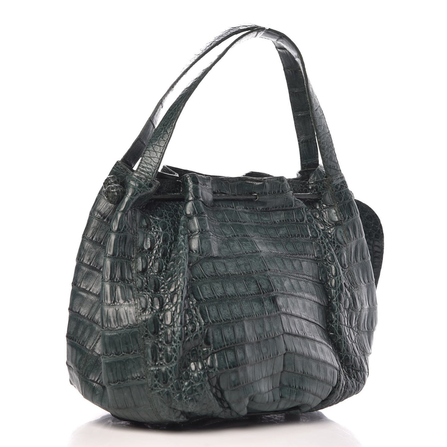 Crocodile Satchel Green