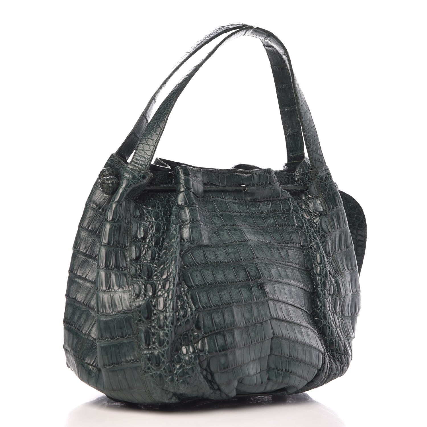 Nancy Gonzalez Crocodile Satchel Green 3 of 7