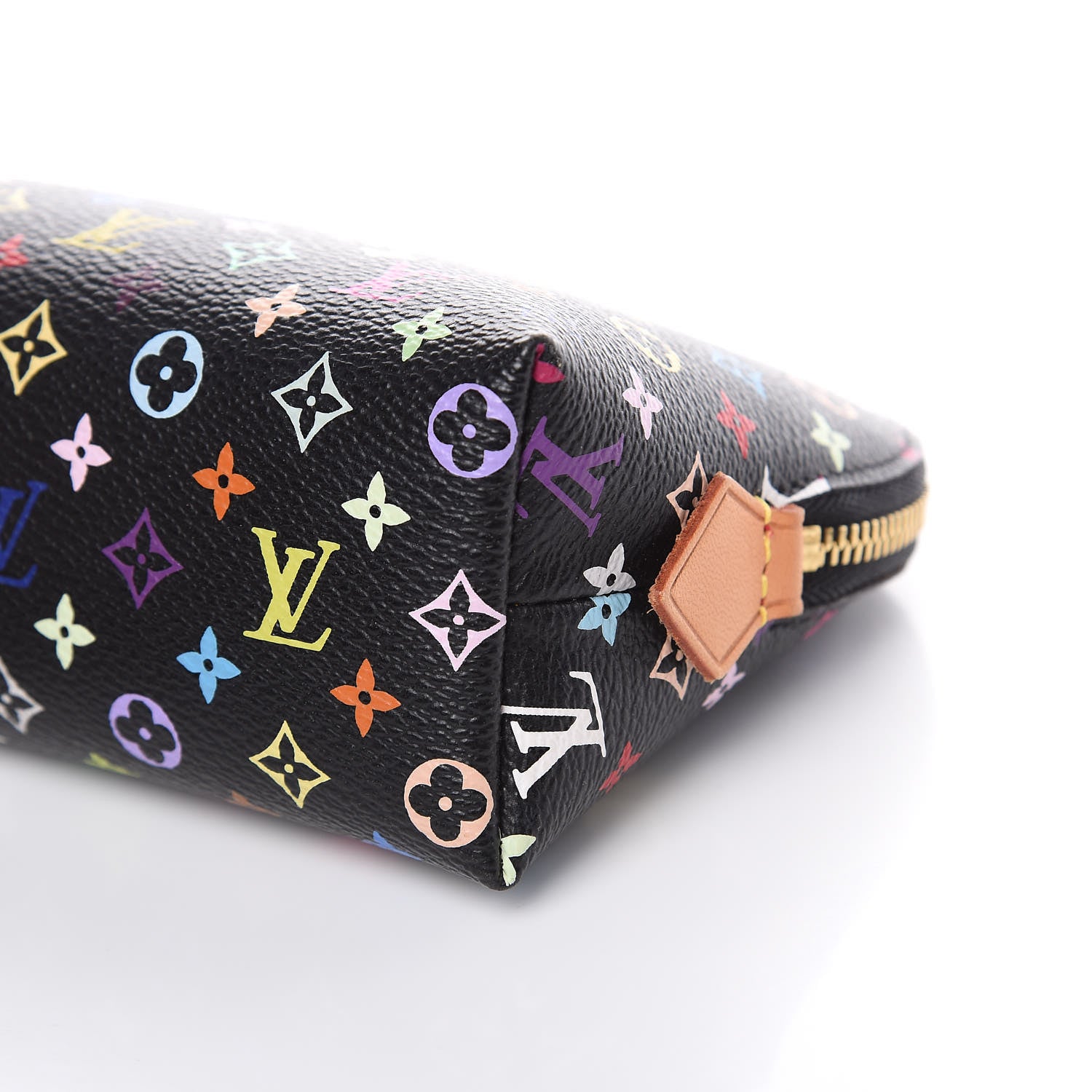Louis Vuitton Monogram Multicolor Cosmetic Pouch Black Grenade 8 of 8