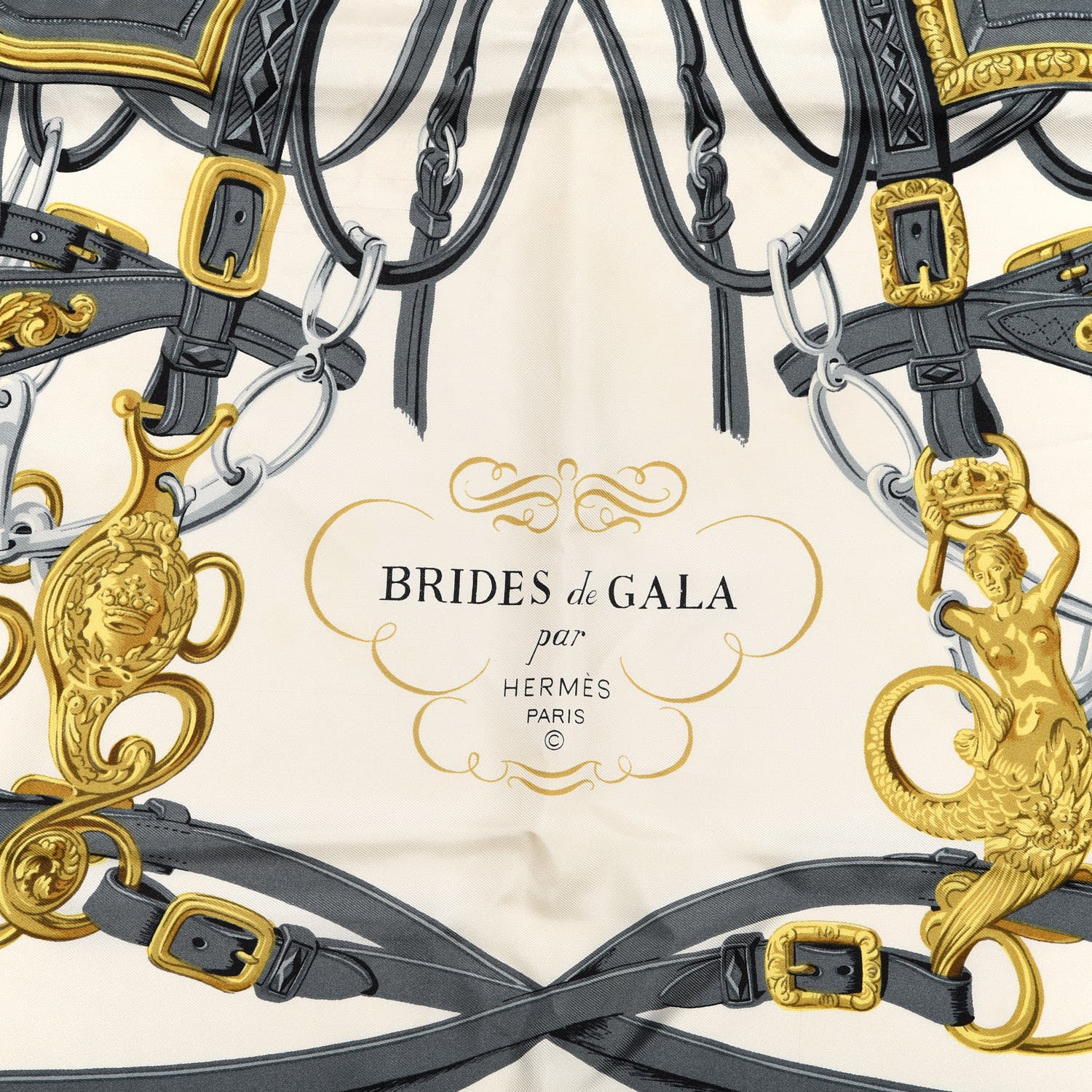 Hermes Silk Brides De Gala Scarf 90 2 of 4