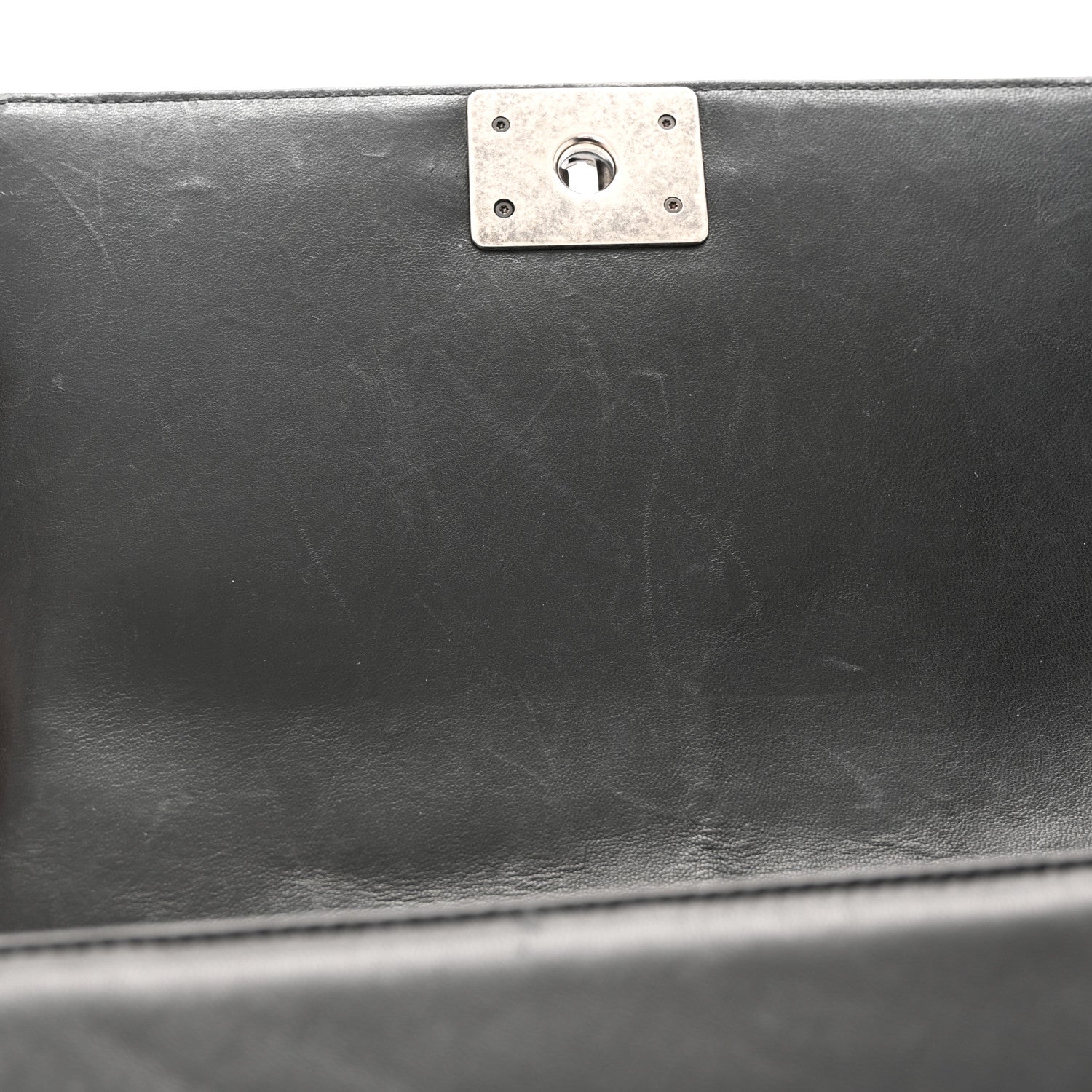 Chanel Lambskin Quilted Medium Boy Flap Black 11 of 11