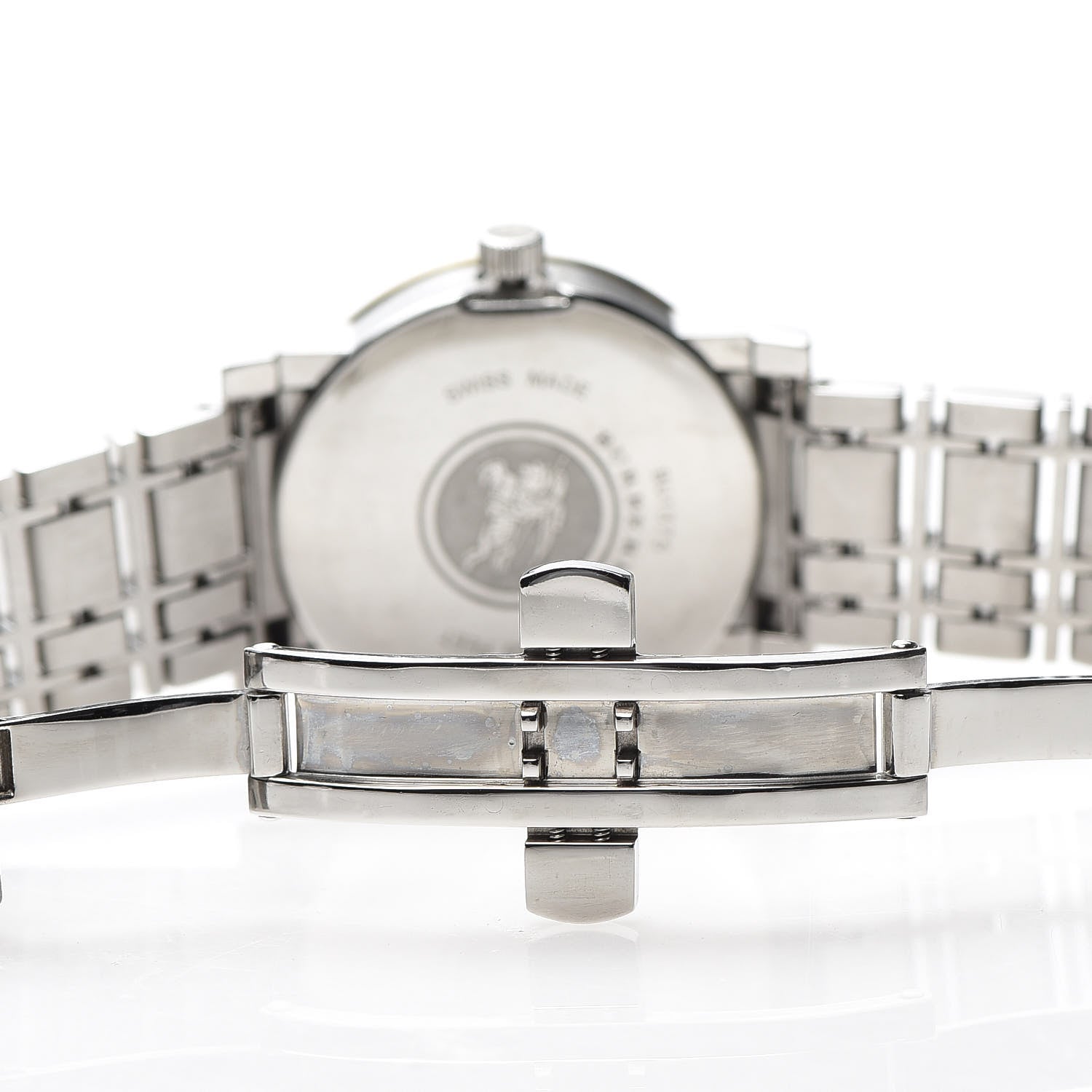 Burberry Stainless Steel Diamond Mother of Pearl 28mm Quartz Watch BU1375 6 of 7