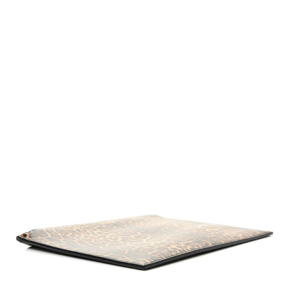 Saint Laurent Calfskin Leopard Printed Medium Zip Clutch 4 of 8
