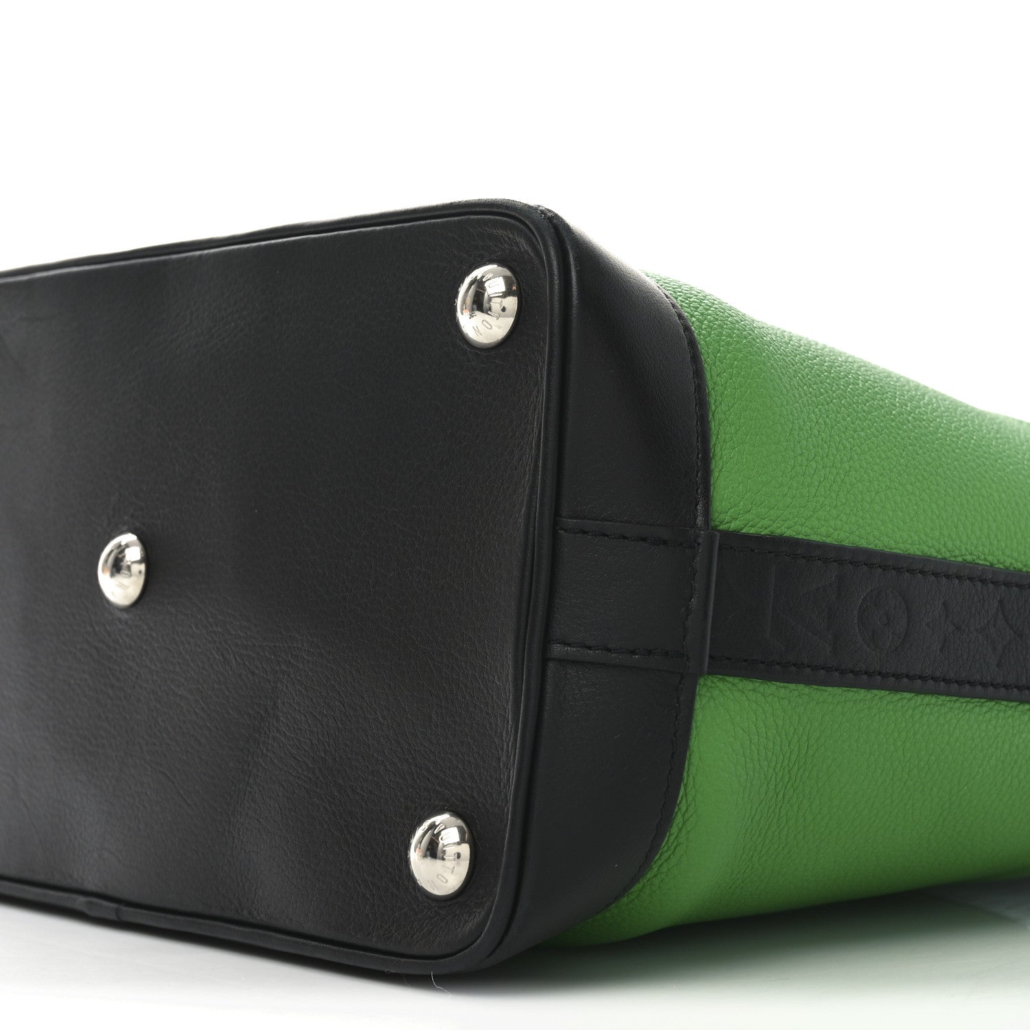 Louis Vuitton Calfskin Cruiser GM Green Black 9 of 9