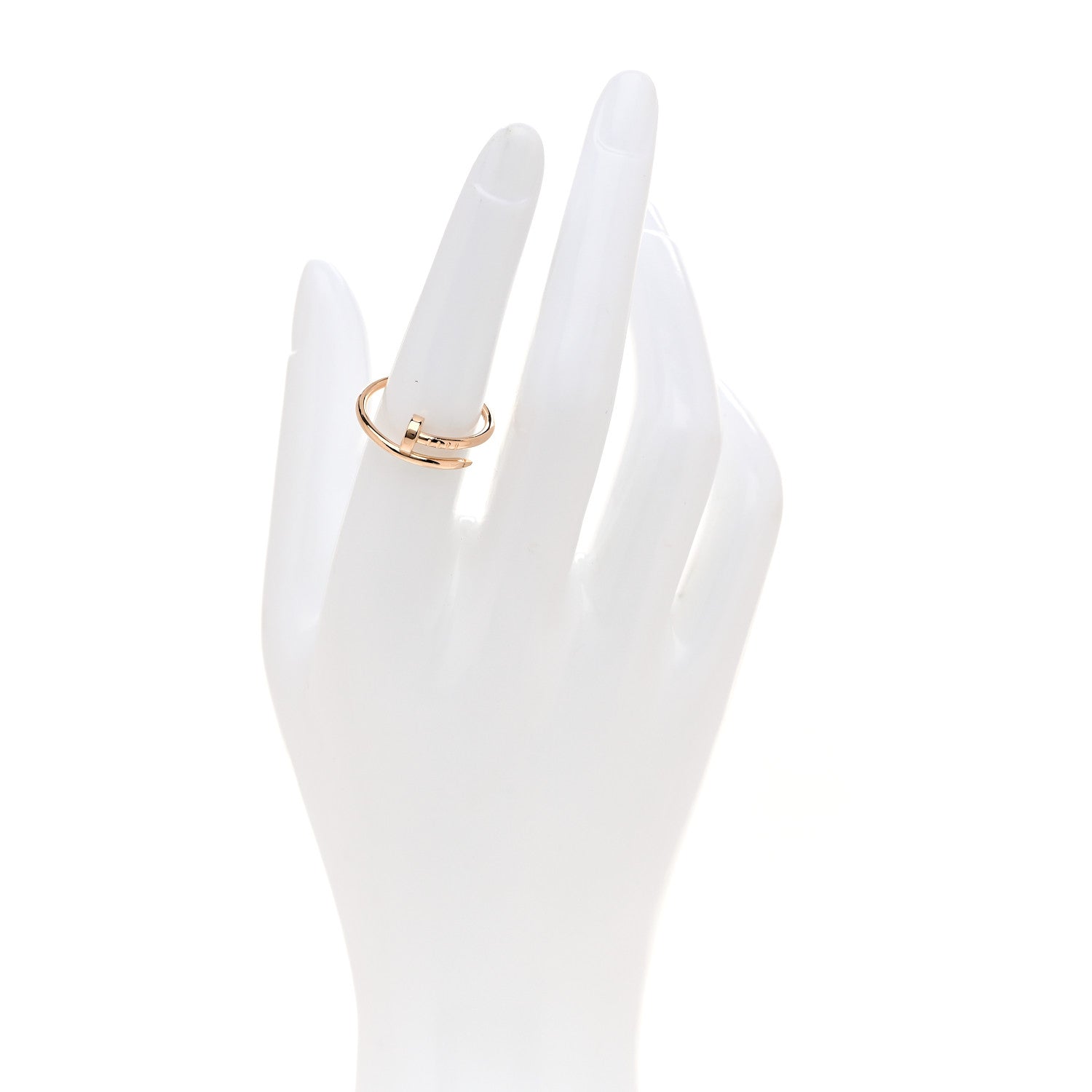 Cartier 18K Pink Gold Small Juste Un Clou Ring 54 6.75 2 of 6