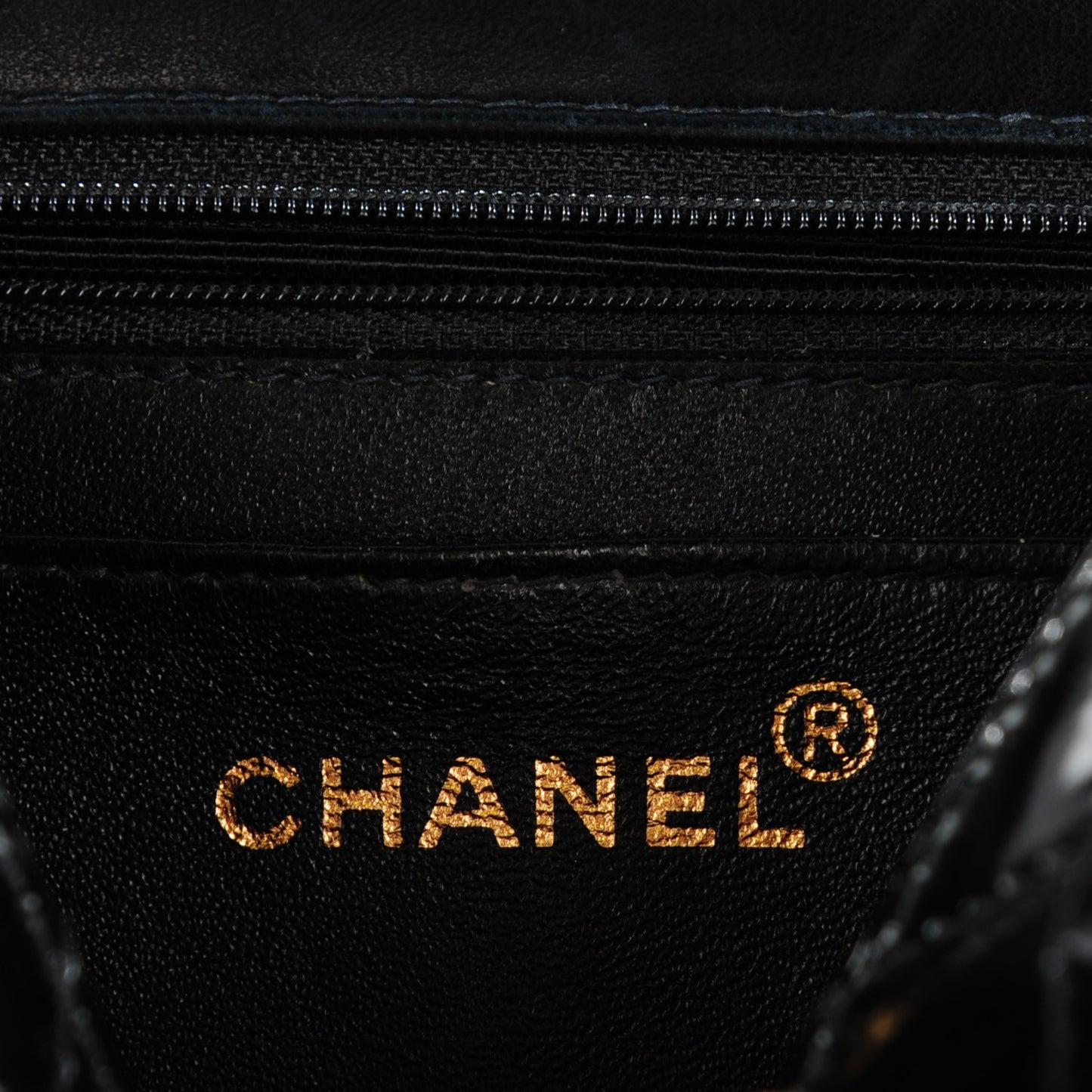 Patent Medium Kelly Flap Black